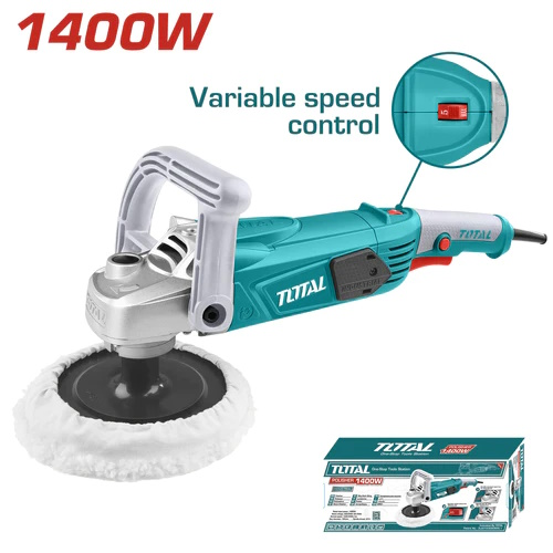 POLICHADORA 1.400W INDUSTRIAL +6 ACCESORIOS TOTAL (UTP11418026)